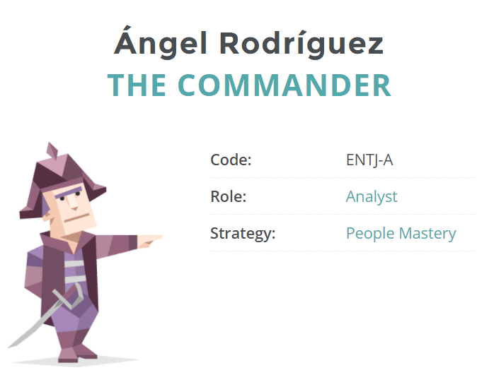Comandante Ángel Rodriguez - 16personalities